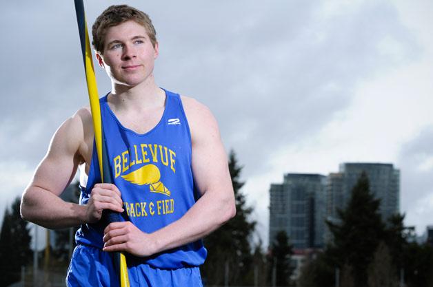 Stanford-bound senior Robert Hintz hopes to defend his Class 3A javelin title