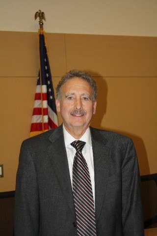 Stephn Fink is the second of three candidates for Bellevue school superintendent. He addressed a public forum Thursday