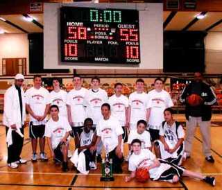 The Interlake 8th grade boys select basketball team recently won the Silver Division Championship.