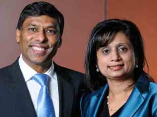 Naveen and Anu Jain were the 2009 honorary chairs for the Overlake Service League luncheon and spoke of the importance of philanthropy and securing the future of the community and the next generation.