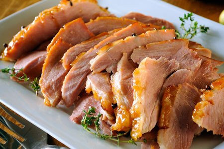 A glaze on a ham is easy to do.