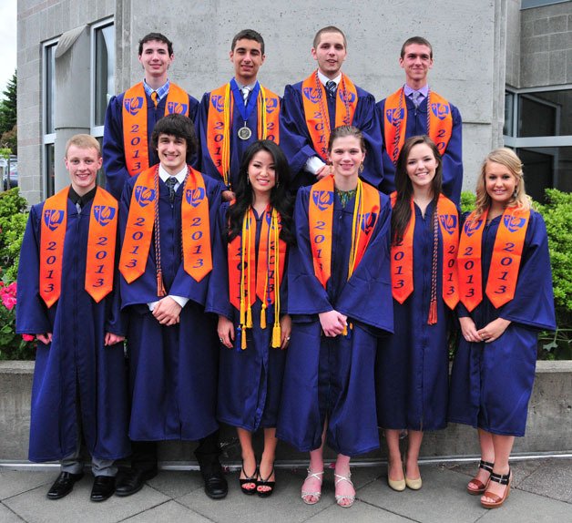 Eastside Catholic School in Sammamish graduated 147 students in a June 9 ceremony in the school's gymnasium. Graduates will be attending 61 different colleges or universities. A total of 99 percent of the graduating class will be attending colleges or universities