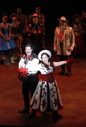 Dane Stokinger (Frank Butler) and Vicki Noon (Annie Oakley).