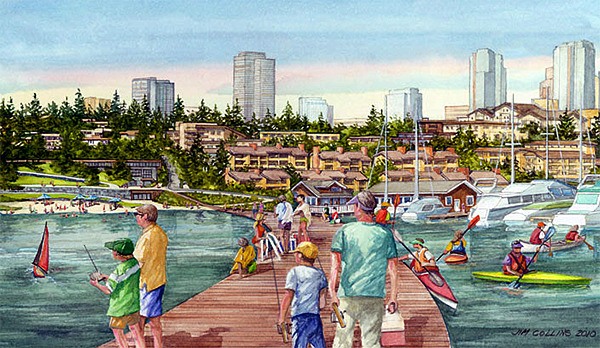 Bellevue Art Commission members are in the process of looking for pieces to matchup with the city's redesign plan for Maydenbauer Bay Park.
