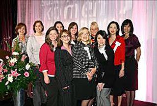 The Puget Sound Affiliate of Susan G. Komen’s Power of a Promise committee.  (Back row