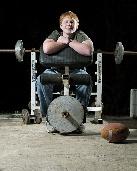 Newport freshman Brent Spurgeon has overcome his Asperger's syndrome