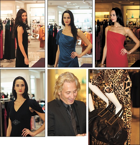 Designer David Meister shows his latest fashions at Neiman Marcus in Bellevue.