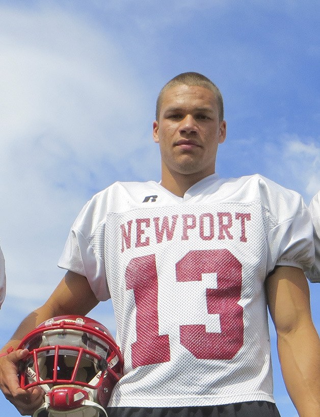 Dotson during his senior season at Newport