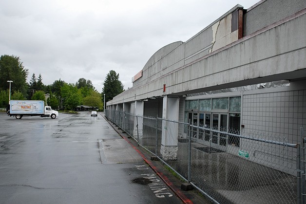 The site of the former Big K store at 148th Avenue NE and Main Street in Bellevue on Wednesday.