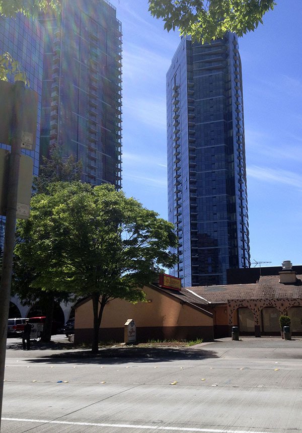 This site in downtown Bellevue sold for $31 million on Monday