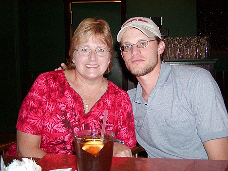 Bellevue resident Marsha Stevens and her son