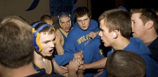 Bellevue wrestlers come together with assistant coach Kyle Smith