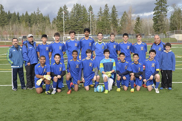 The BU16 Corinthians boys soccer team