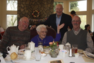 Gladys Richard celebrates her 100th birthday with sons