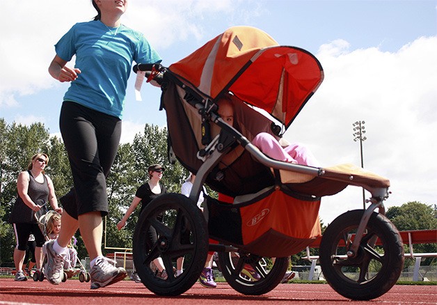 The second annual Strollin' to Fight SIDS had raised about $12