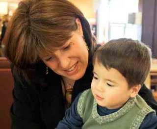 Bellevue Deputy Mayor  Claudia Balducci and her son