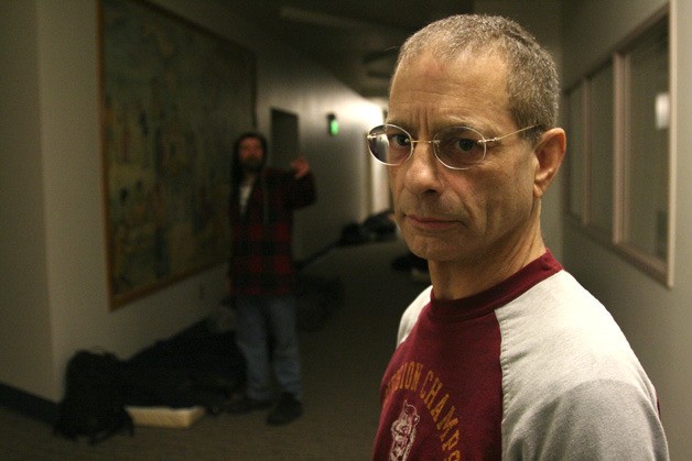 Vincent Flint is a regular at Bellevue's Severe Weather Shelter at Crossroads. The shelter is packing up and moving to Redmond as part of an effort to keep a shelter on the Eastside open all winter.