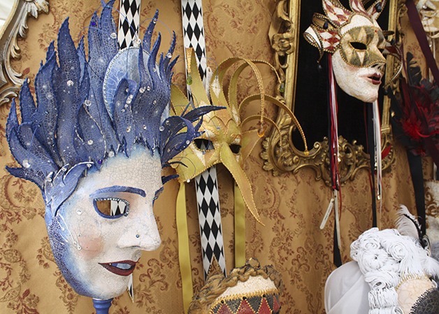 Artist Cyndy Salisbury has shown her Papier-mâché masks at the Bellevue Festival of the Arts for four out of the last five years.