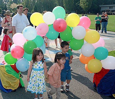 The Kindering graduation was bittersweet for most families who were excited at the progress their children had made