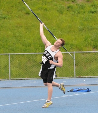 Bellevue Christian's Jordan Lake finished second in the javelin for the Vikings at the BCS Invite.