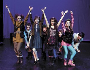 KIDSTAGE performers in 'Godspell.'