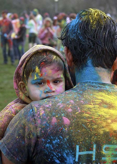 A Hindu festival of colors and love