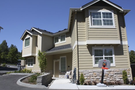 Pictured here is a residential unit at the Kensington Square transitional housing development