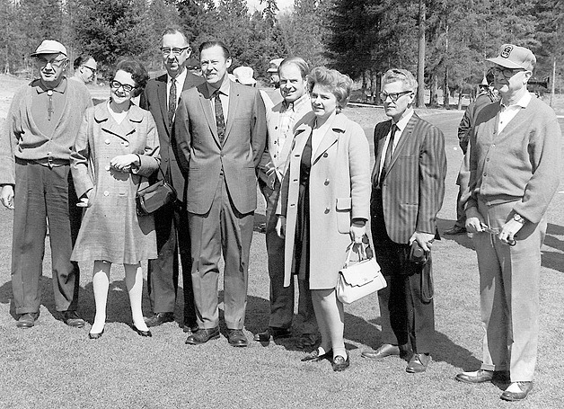 Bellevue city officials on the Bellevue Municipal Golf Course on 140th Avenue Northeast