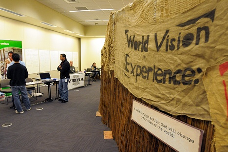 Microsoft encourages employees to give back to local and international organizations during a week-long nonprofit agency fair at the Redmond Campus. Charles Duze