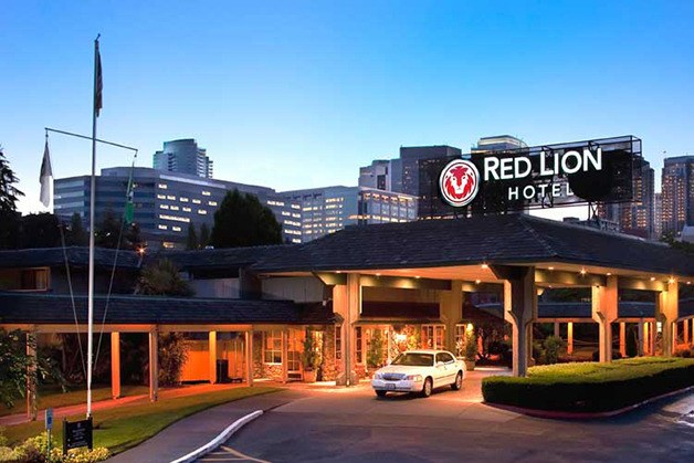 The Red Lion Hotel Bellevue at 11211 Main St.