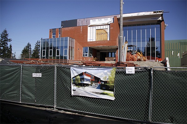 Construction of the new Sammamish High School is on track to open this fall.