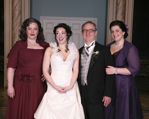 Leslie Law as Judy Steinberg (far left)