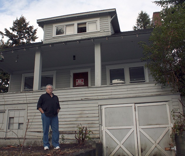 Mike Pezodt has fond memories of growing up in the family home on Clyde Hill. The home is in the process of being sold now that his mother has died.