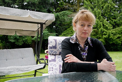 Polina Kazavchinskaya lives adjacent to Sherwood Forest Elementary School. The noise from playground equipment has become a nuisance