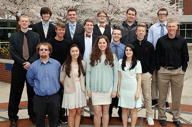 Sixteen Bellevue residents will graduate from Eastside Catholic School this year. They are: (front row) Daniel Edgerton