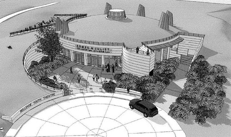 This design for the new Bellevue Youth Theatre complex at Crossroads Park was unveiled at the Monday City Council meeting.