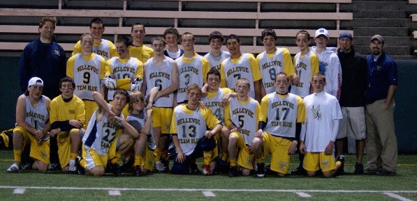 The Bellevue 7/8 lacrosse team defeated Mercer Island last weekend for the state championship.