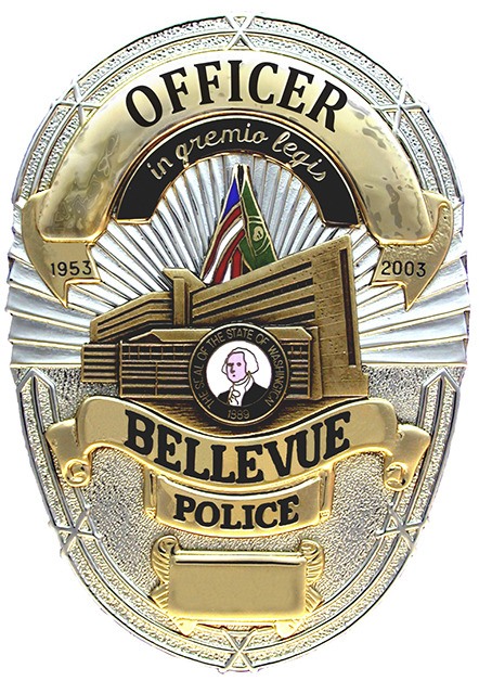 An image of a Bellevue Police badge.