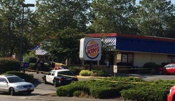 A 38-year-old homeless man pleaded guilty Tuesday to second-degree murder in the stabbing death of another transient man at a Bellevue Burger King last August.