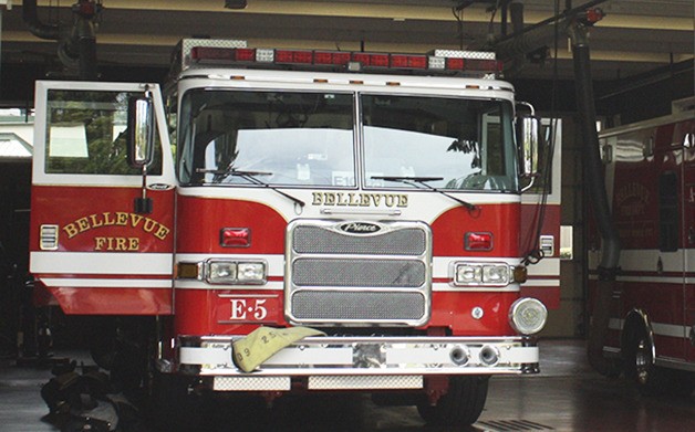 A Bellevue fire truck.