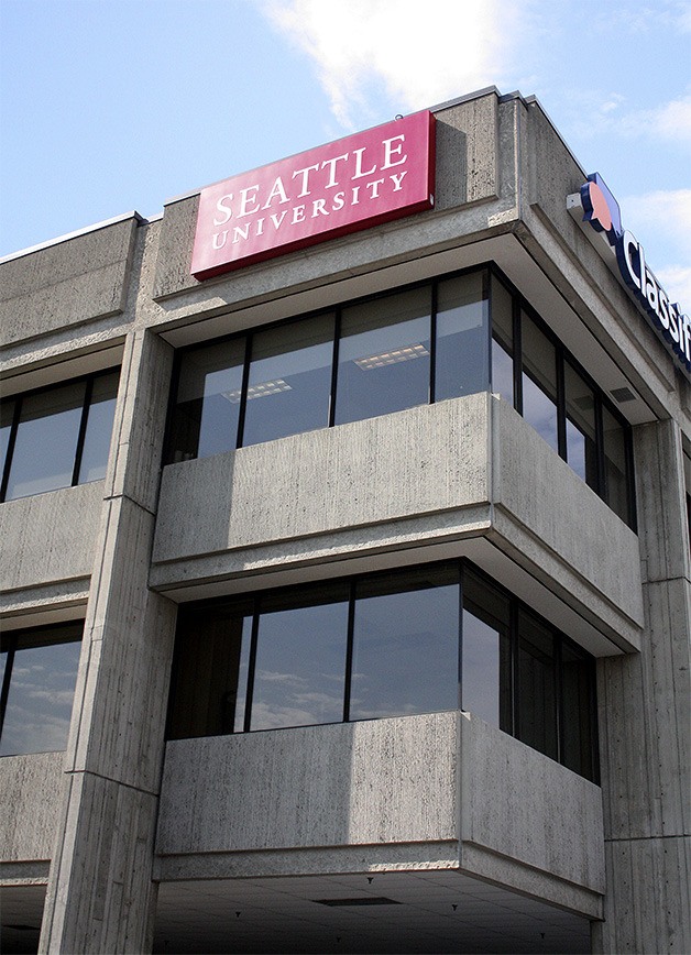The new location of Seattle University's business school campus at 200 112th Ave. N.E.