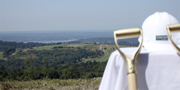 The Belvedere development overlooks the Golf Club at Newcastle and the Seattle Skyline.