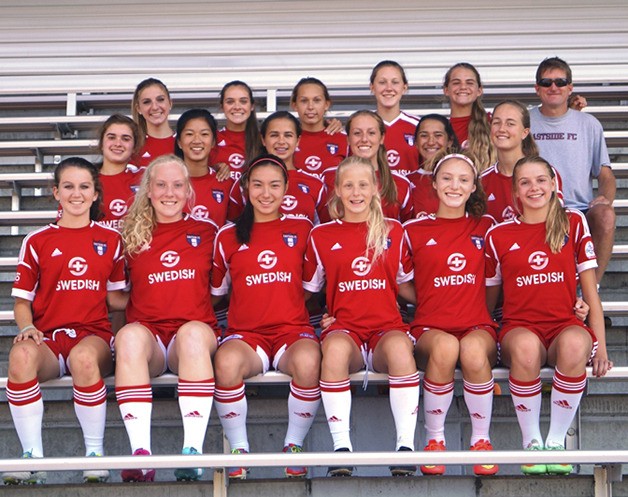 The 98 Red team from Eastside FC