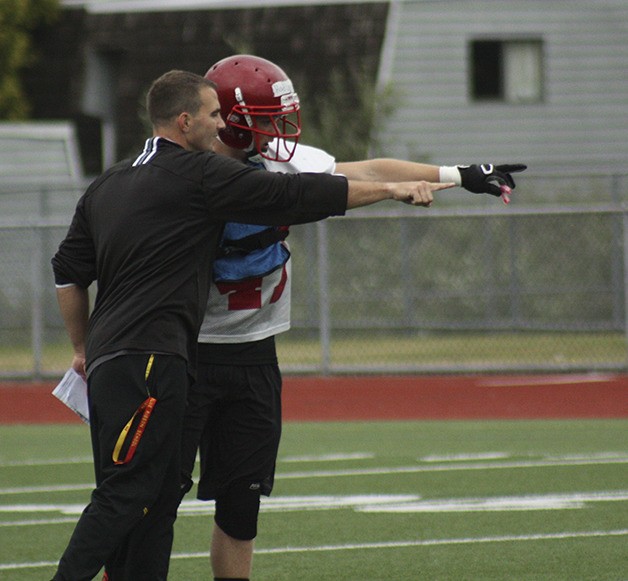 Newport head coach Drew Oliver enters his first season as the head coach of his alma mater