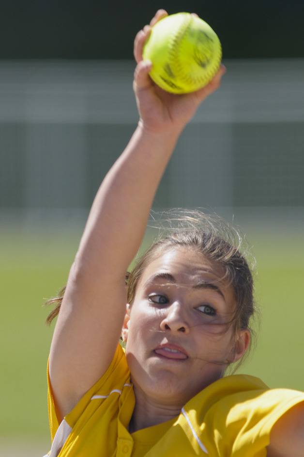 Bellevue's Emily Fleischman was dominating on the mound in two complete-game wins on Thursday to help her team escape the Sea-King tournament and punch their ticket to state.