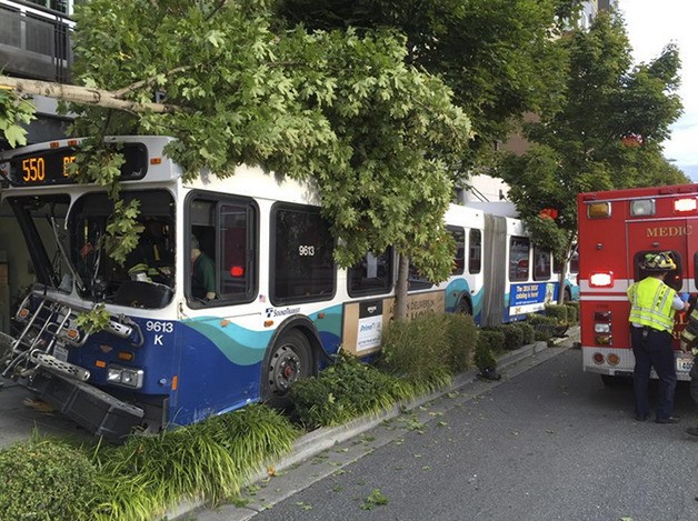 The 550 route Sound Transit but that crashed on Bellevue Way on Sept. 16.