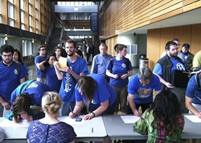 A large number of Bellevue College students and faculty came out to City Hall to ask the King County Council to reconsider route revisions and transit cuts during its public hearing Thursday.