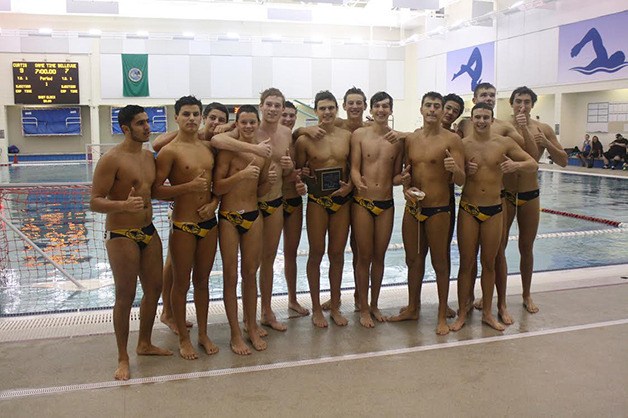 The Bellevue Wolverines boys water polo team captured second place at the Washington water polo state tournament on Nov. 14 at the Curtis High School Aquatic Center in University Place.