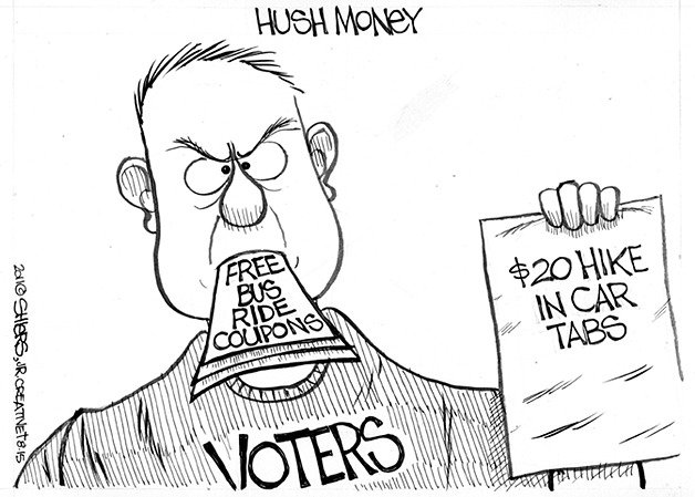 The car-tab fee issue