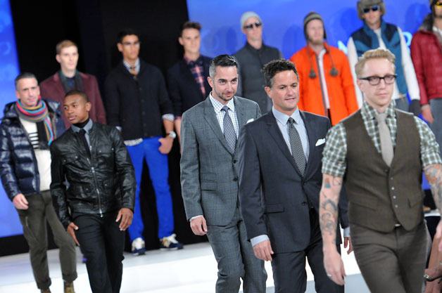 Celebrity models show the key 2013 men’s fall trends.